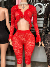 Laced Intentions Long Sleeve Capri Set- Various Colors