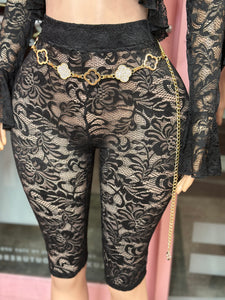 Laced Intentions Long Sleeve Capri Set- Various Colors