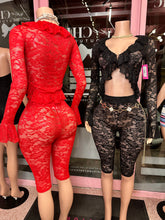 Laced Intentions Long Sleeve Capri Set- Various Colors