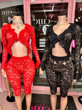 Laced Intentions Long Sleeve Capri Set- Various Colors
