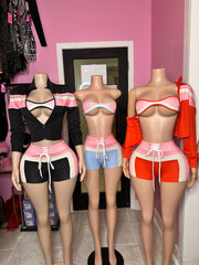 Summer Sweetie 3pc Short Set- Various Colors
