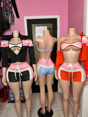 Summer Sweetie 3pc Short Set- Various Colors