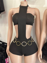 Feeling Sexy Halter Short Set- Black
