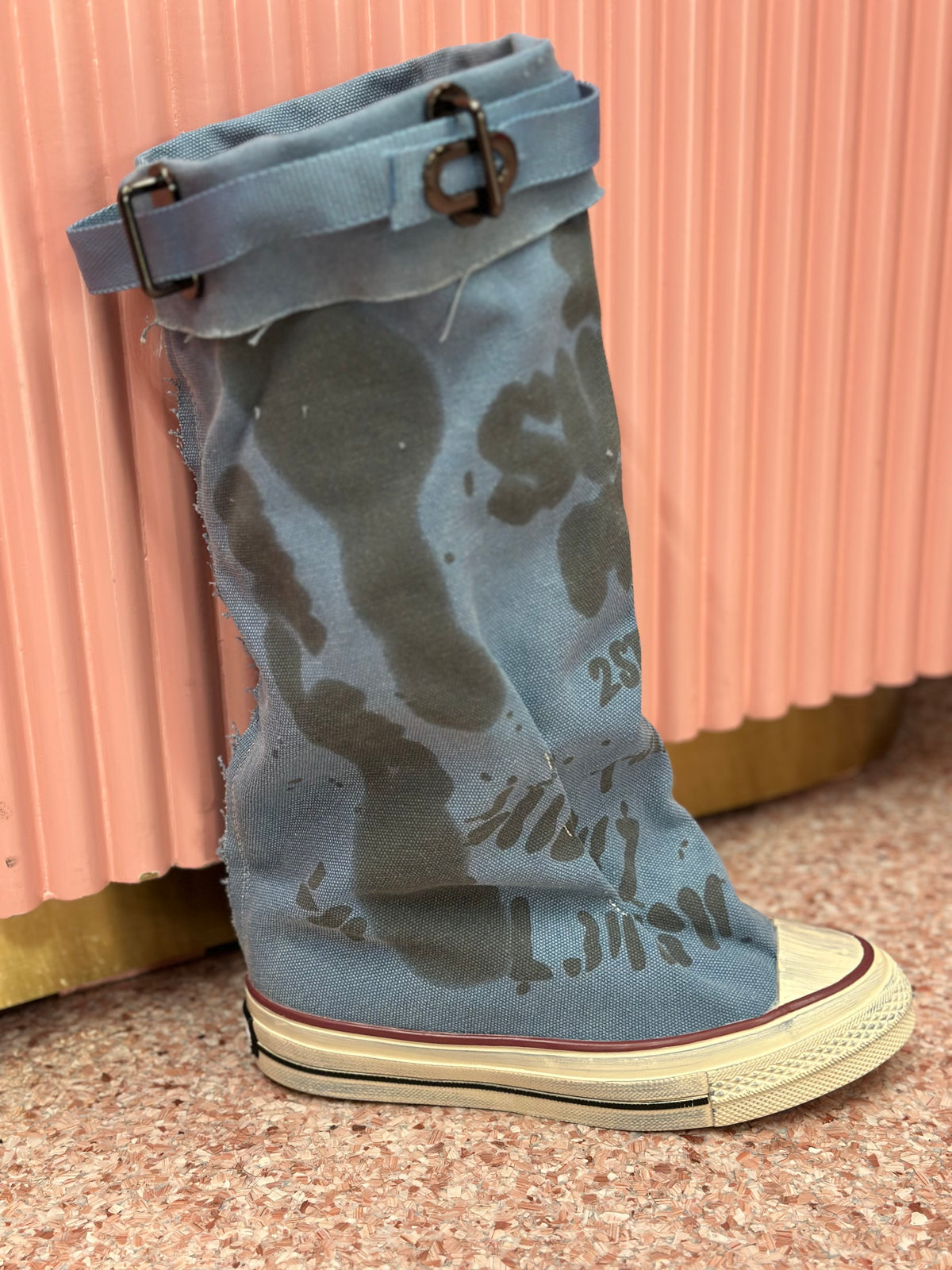 Graffiti Slouch Boot