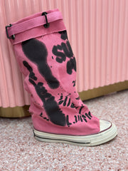 Graffiti Slouch Boot