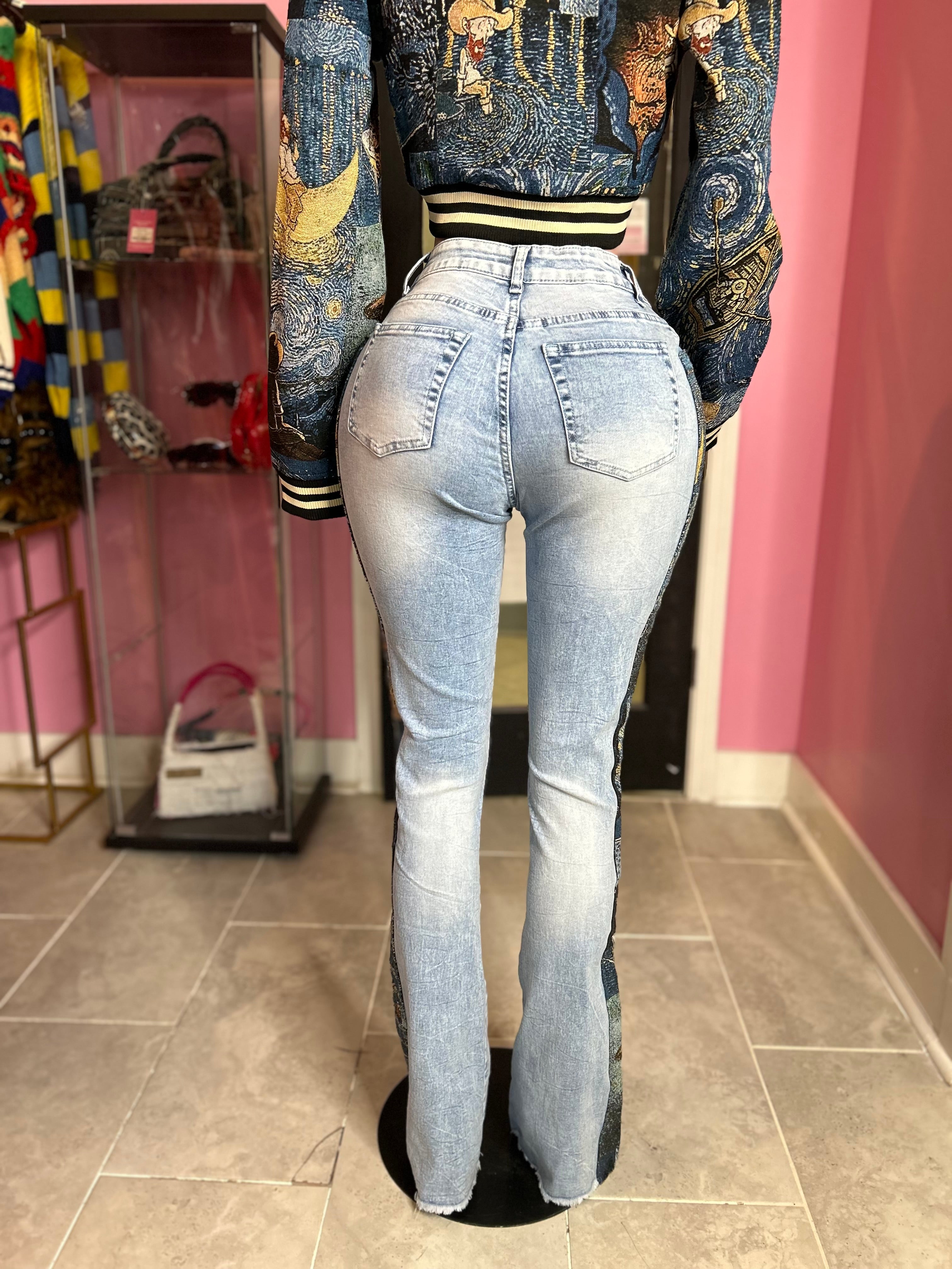 Tapestry Denim Jeans