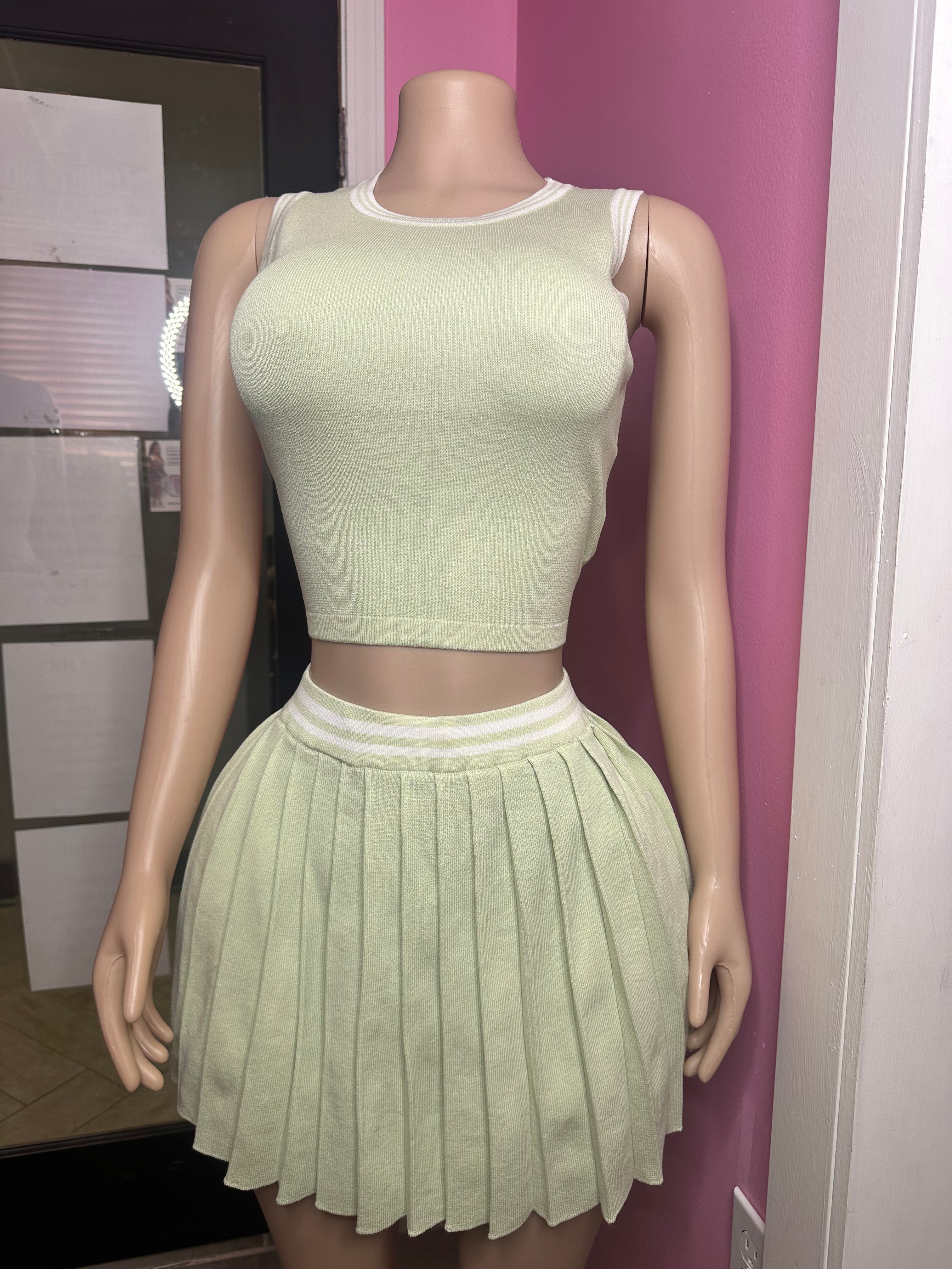 Tennis Court Ready Skirt Set- Various Colors