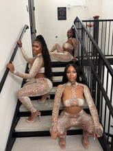 Deadly Curves Snake Print Set- Orange