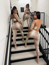 Deadly Curves Snake Print Set- Orange