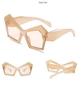 *Pre-Order* Butterfly Square Cat Eye Sunglasses-Various Colors
