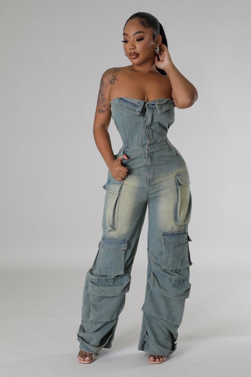 Endless Love Denim Jumpsuit