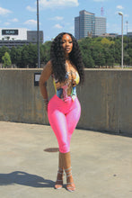 Obscure Passion Capri Set- Pink Multi