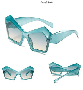*Pre-Order* Butterfly Square Cat Eye Sunglasses-Various Colors