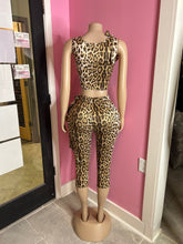 Glamour In The Wild Capri Set- Animal Print