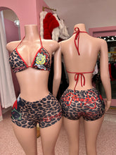 Hardy Leopard 2 Piece Bikini Top & Short Set