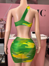Cancun 3 Piece Set- Green Multi