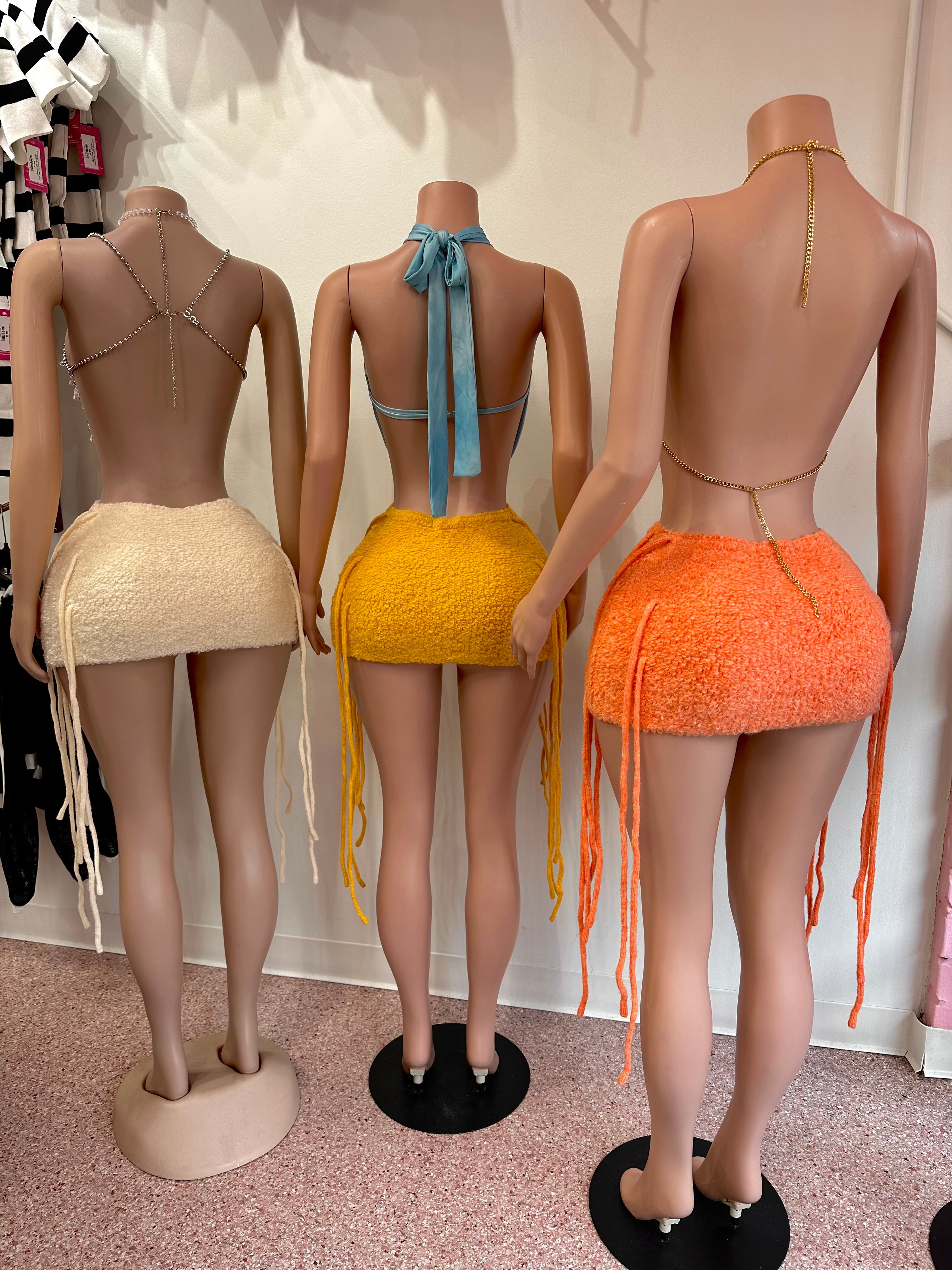 Princess Jasmine Halter Top - Aqua Blue