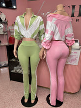 On A Chill Day Pant Set- Pink Or Green
