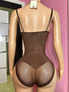 Snatched Bodysuit- Brown