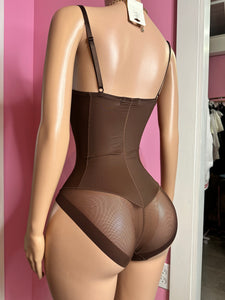 Snatched Bodysuit- Brown