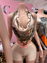 Always With You Silk Scarf Short Set- Tan