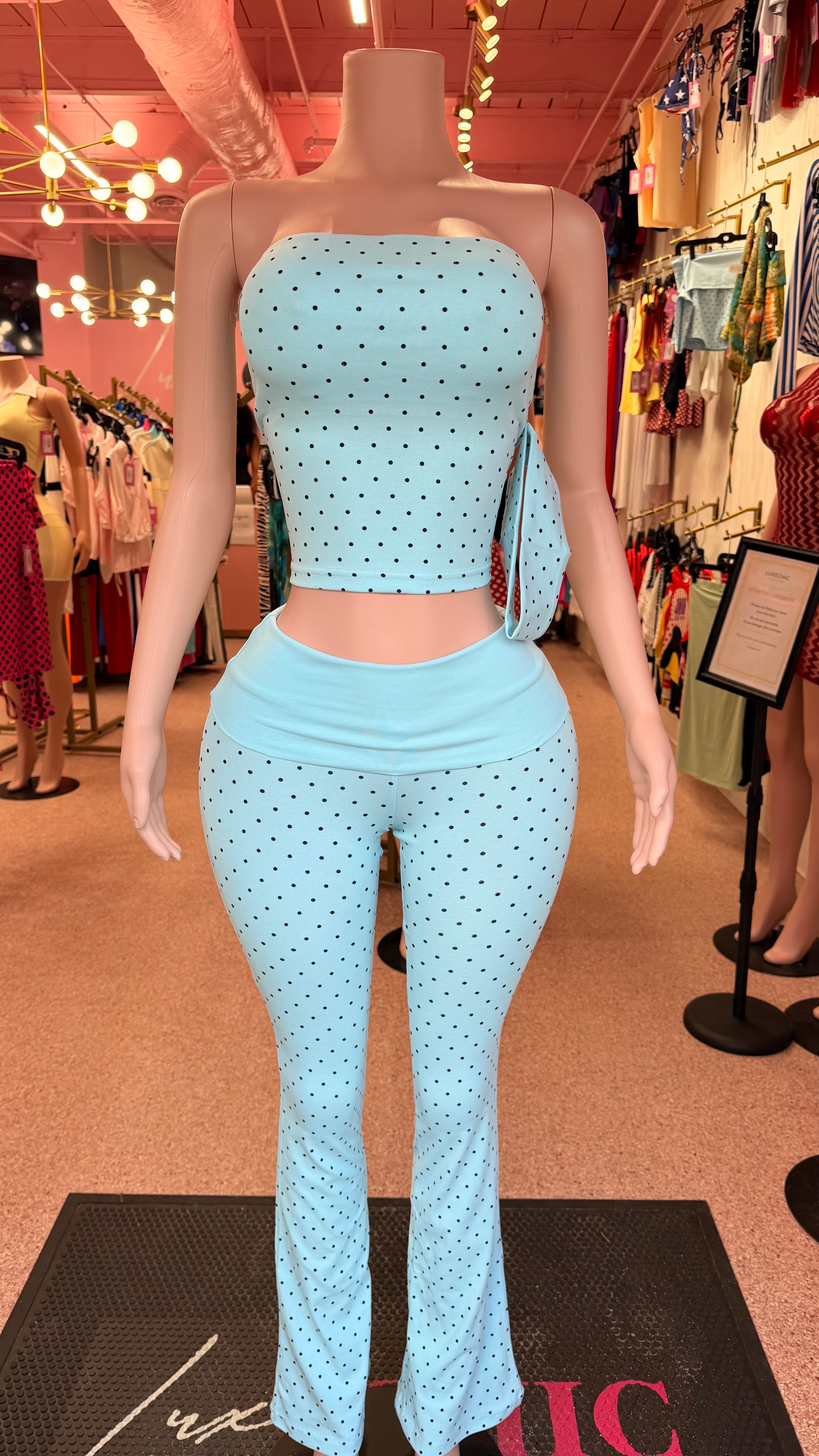 Brunch Babe Pant Set W/Headband