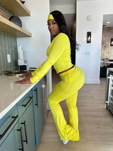 In Transit Set w/ Headband- Yellow
