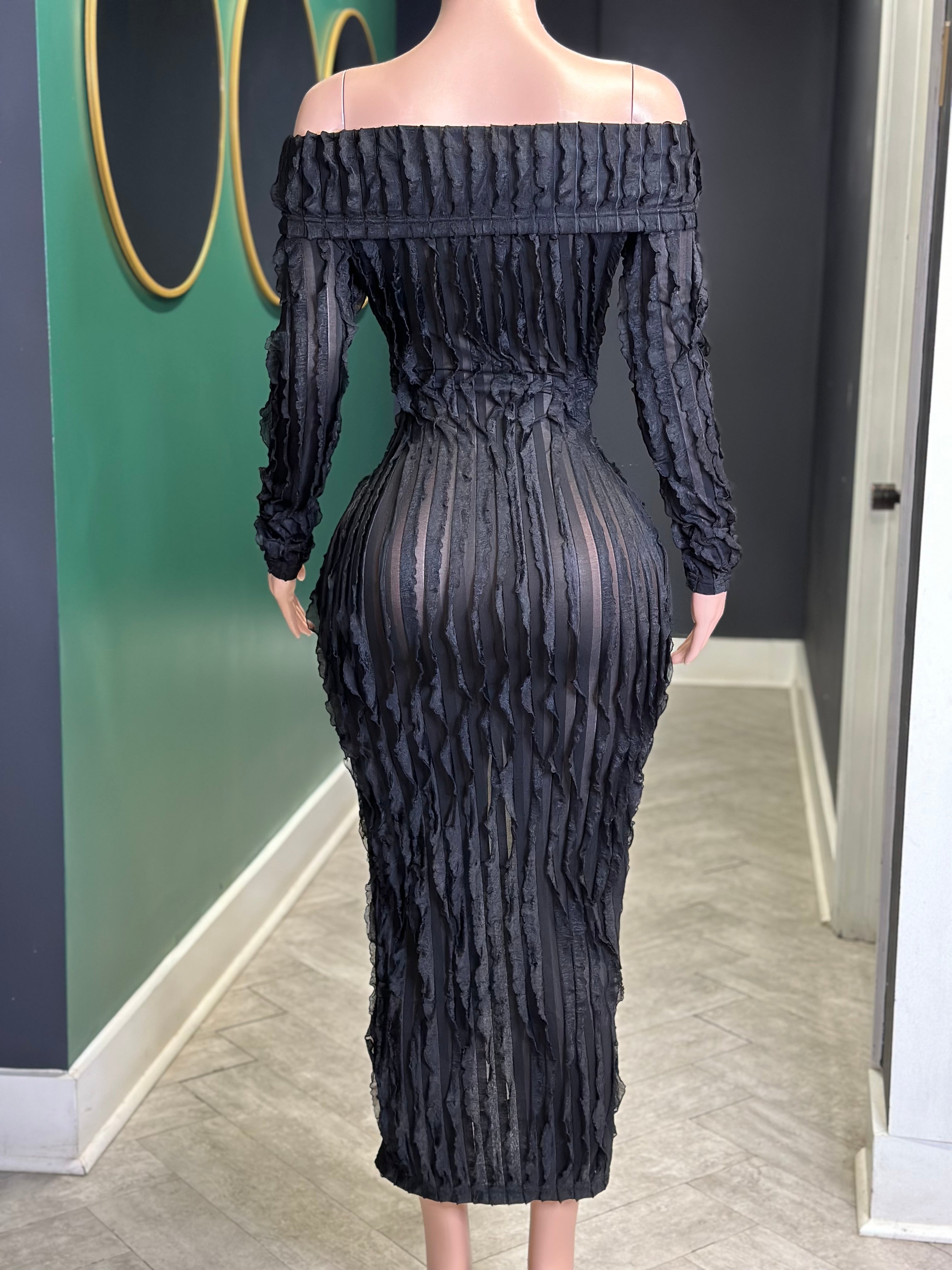 Eboni Dress- Black