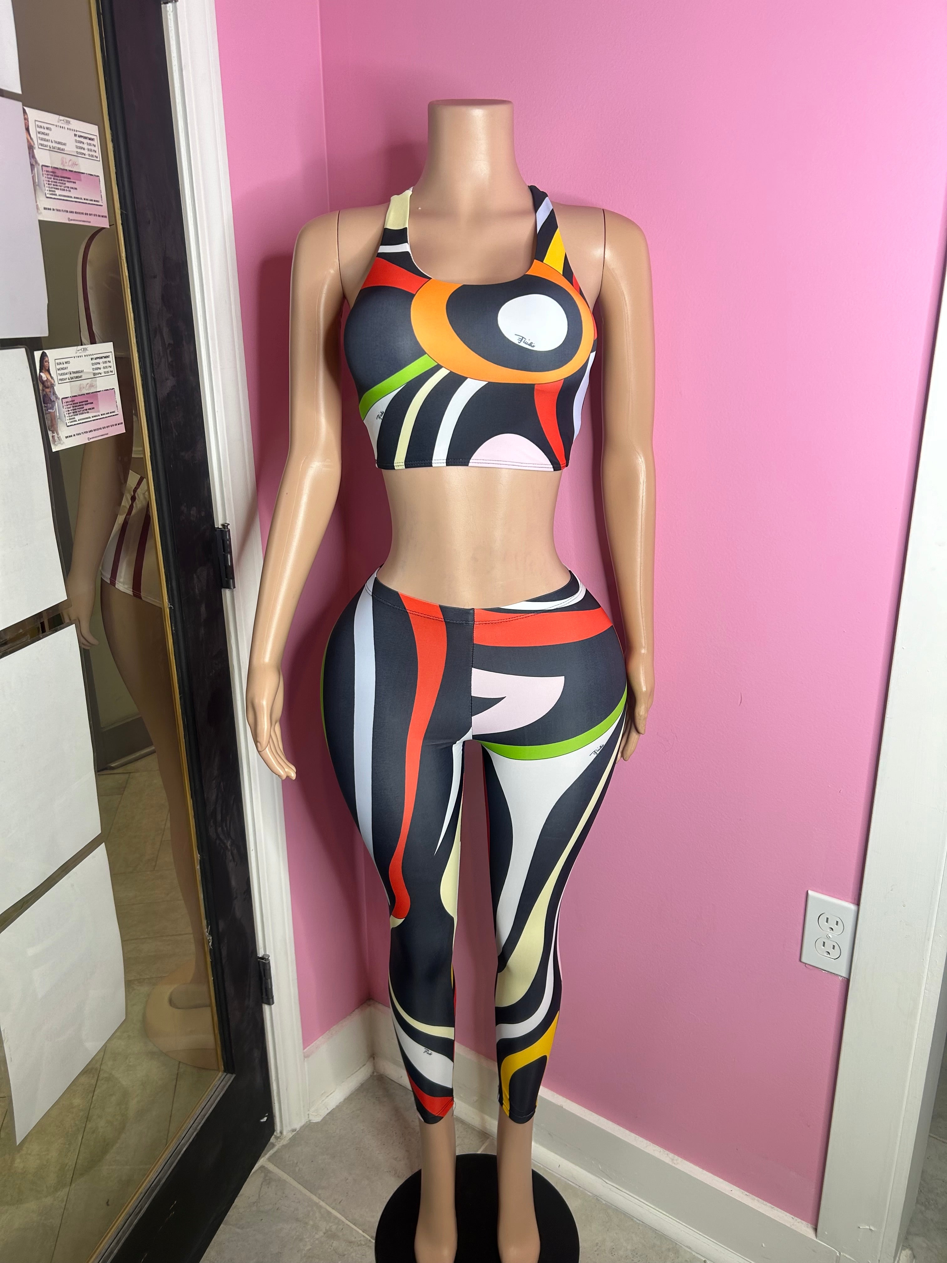 (Pre-Order 8 business Days) 
P Inspired Wear Legging Set- Various Colors
