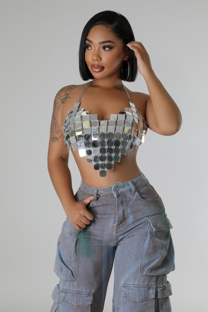 State The Obvious Top- Silver