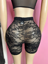 Current Mood Lace Shorts- Black