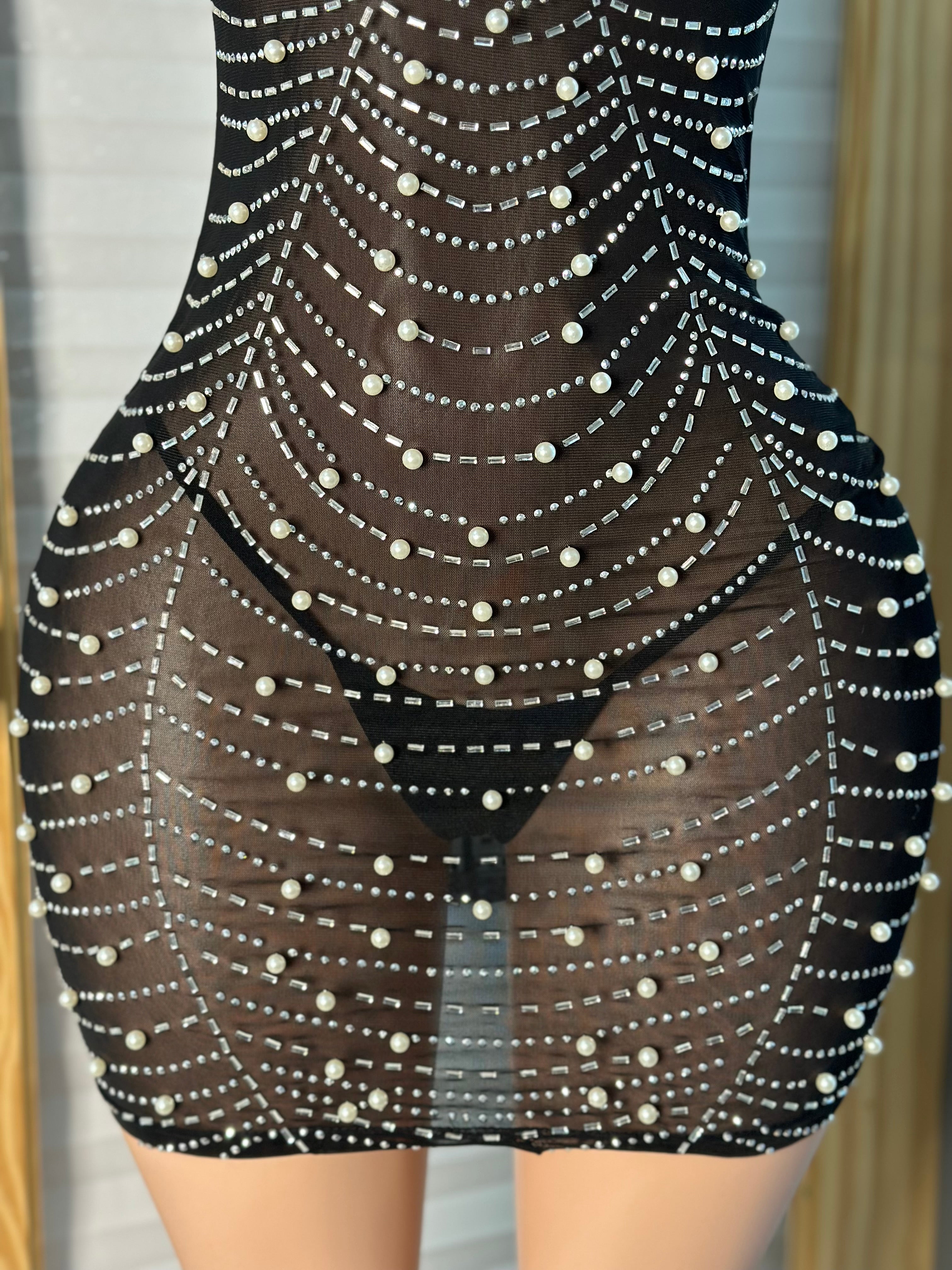 Ruffle My Feathers Dress- Black