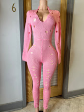Girl On The Go Jumpsuit- Pink