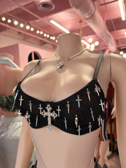 Blessed & Dangerous Bralette – Black
