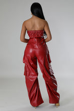 Rock With You Jumpsuit- Burgundy