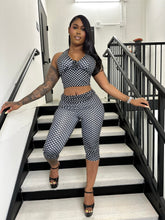 Perfectly Spotted Baddie Set – Black/White