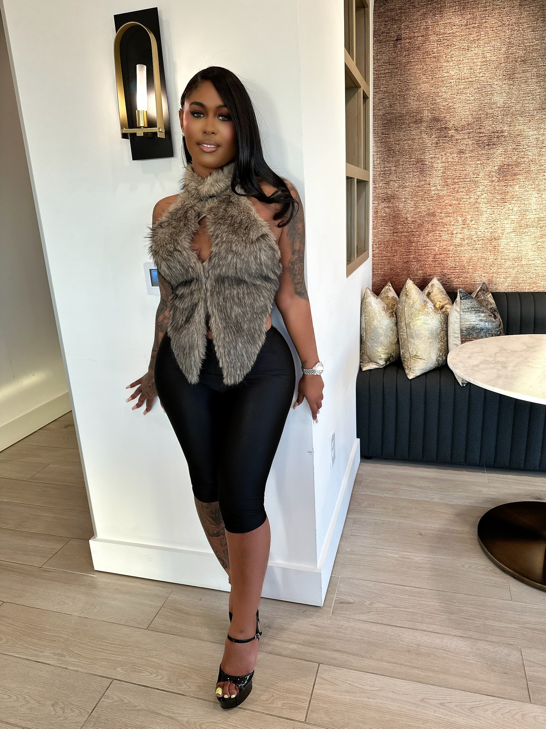 Fur Fantasy Halter Top