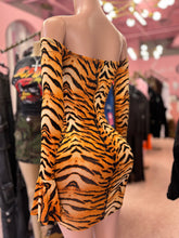 Caged Animal Ruched Dress