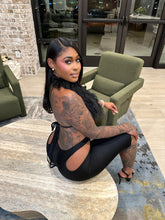 Bad Intentions Fur Capri Set – Black