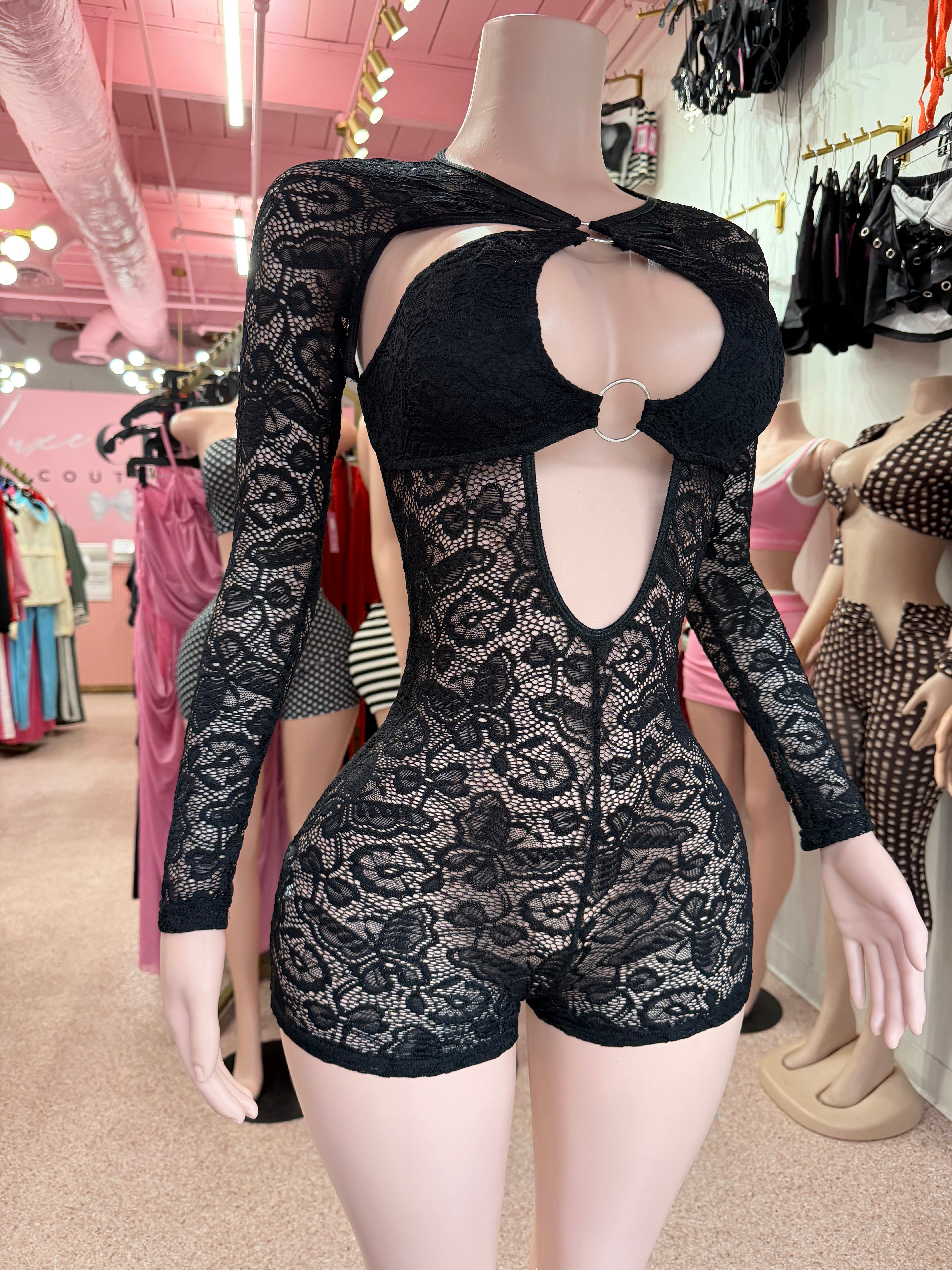 Tempt Me Tonight Romper – Black 🖤