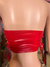 Sculpted Mami Corset- Red