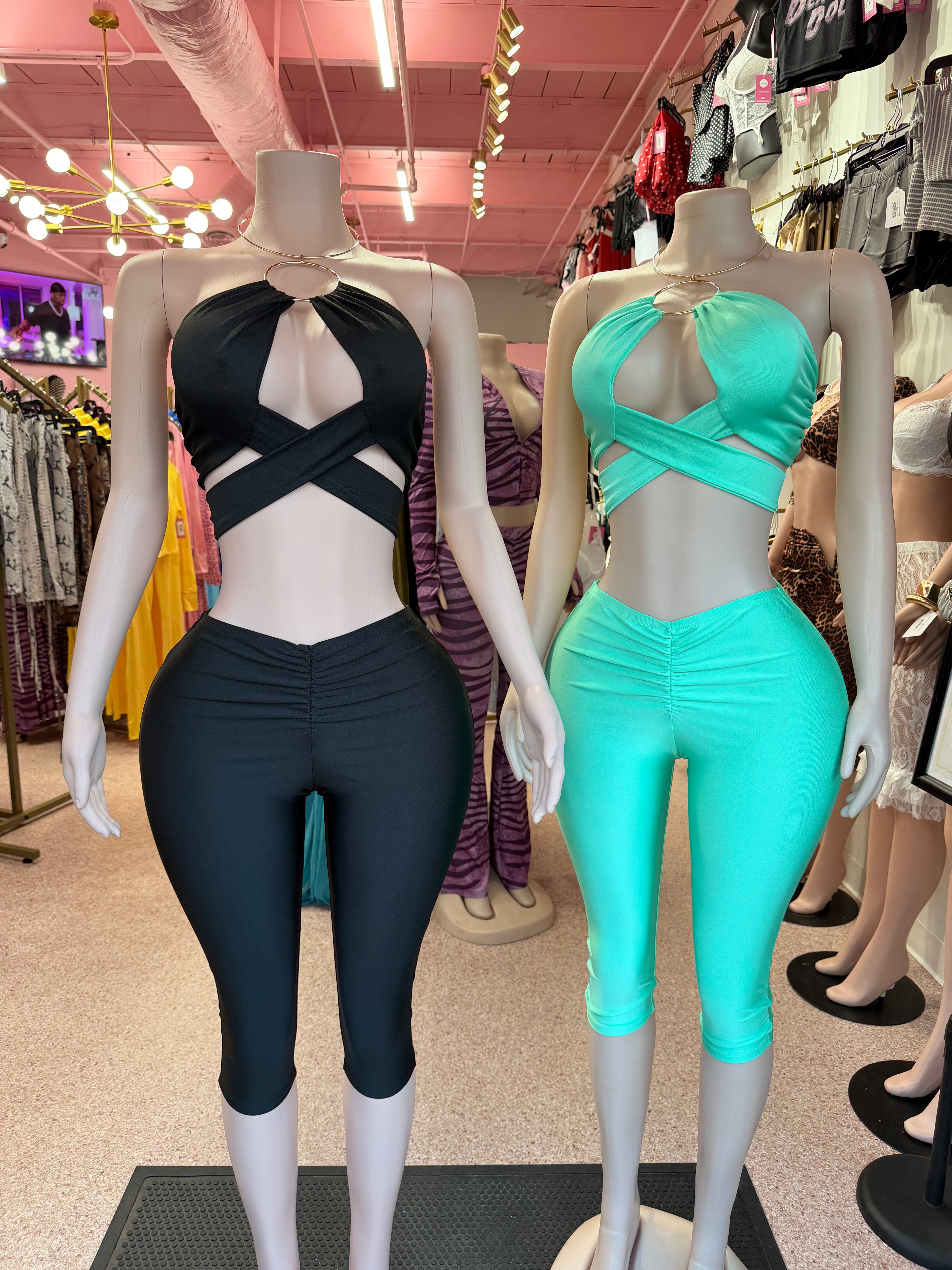 Bad Influence Capri Set 🔥