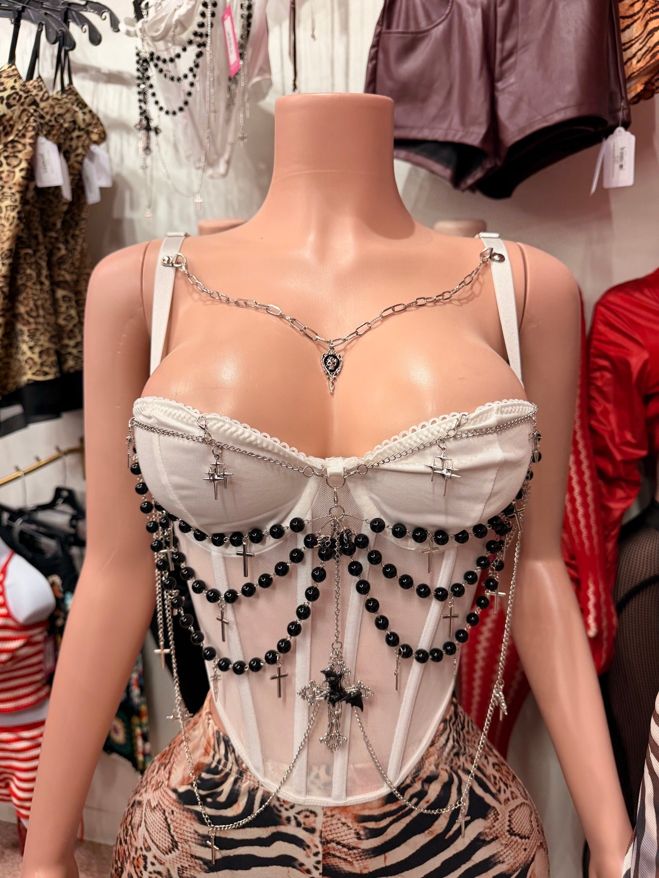 Scarlet Saint Corset – White