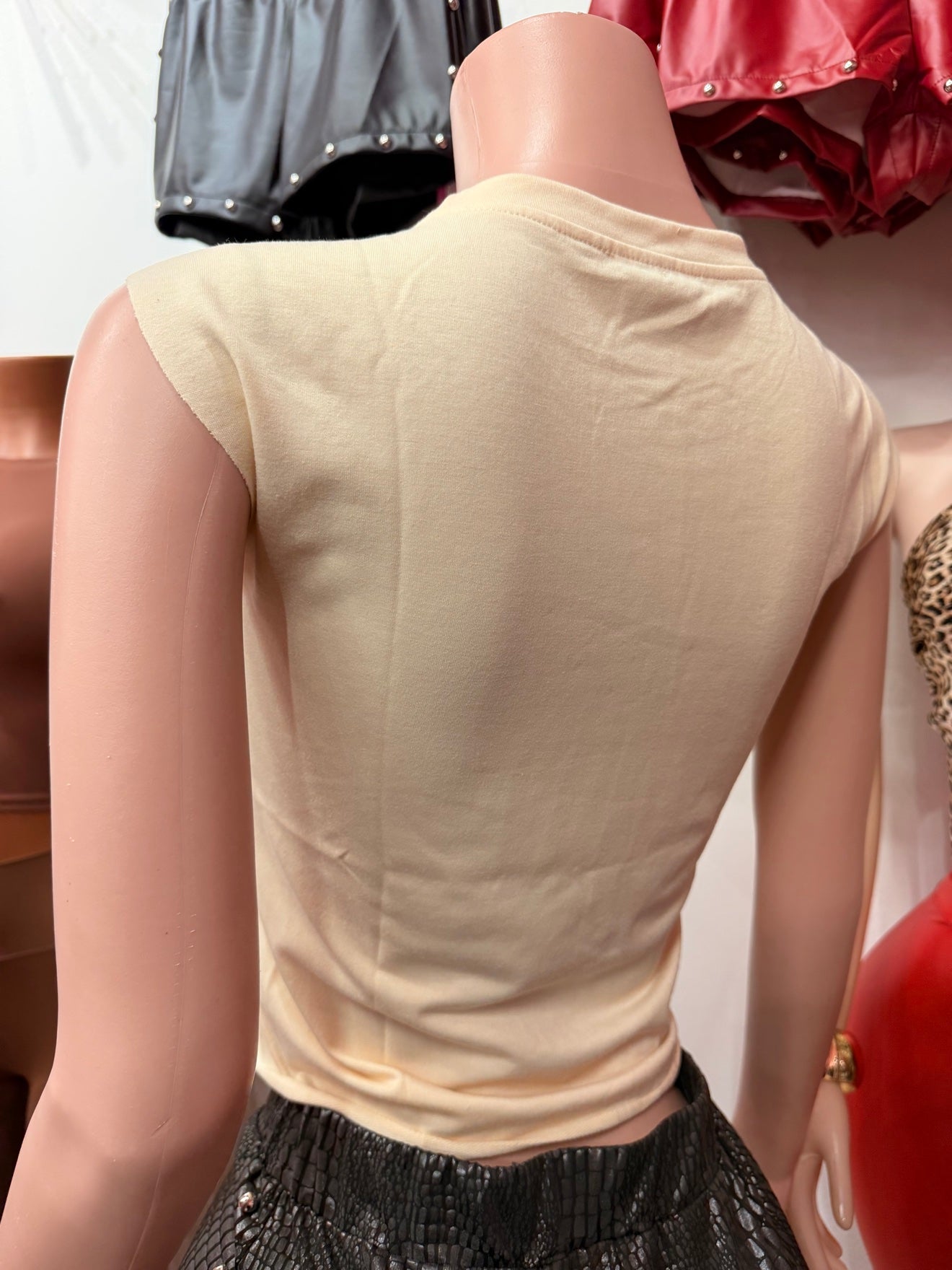 Fear Only God Graphic Top – Cream