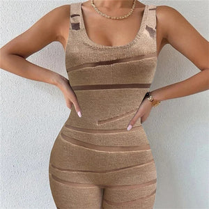 Top Notch Romper- khaki