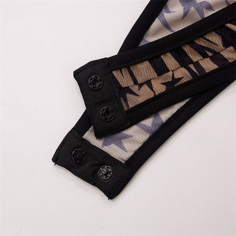 Rich Gal Bodysuit Legging Set- Black