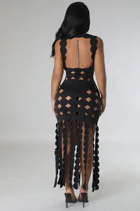 Its levels To This Dress- Black