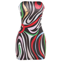 Swirl Around Tube Dress- Multi