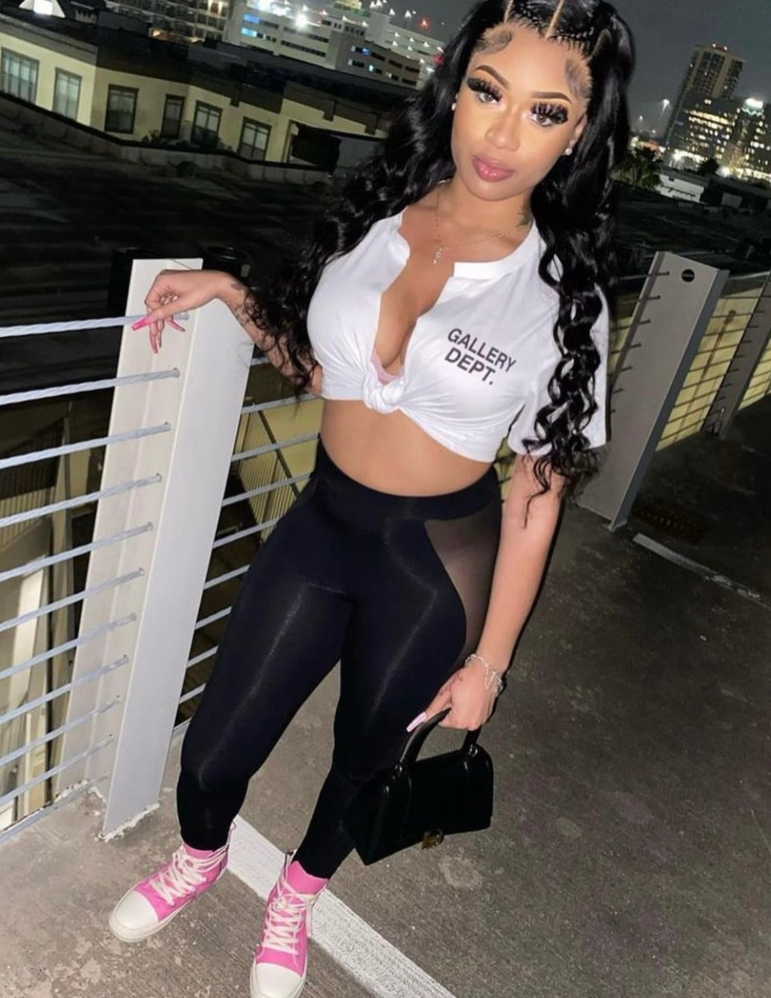 G Department Graphic Top- White