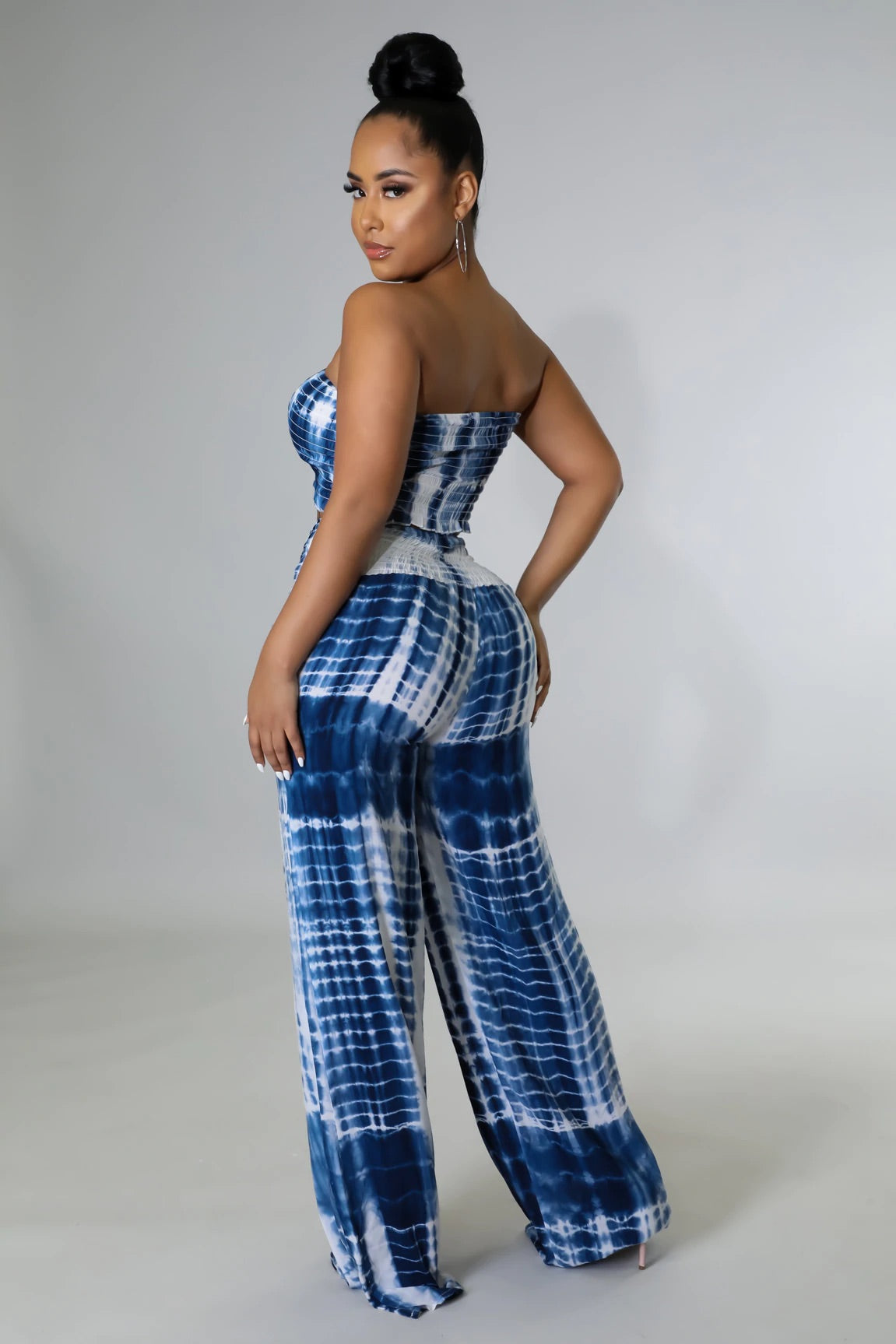 Deep Blue Sea Pant Set- Blue